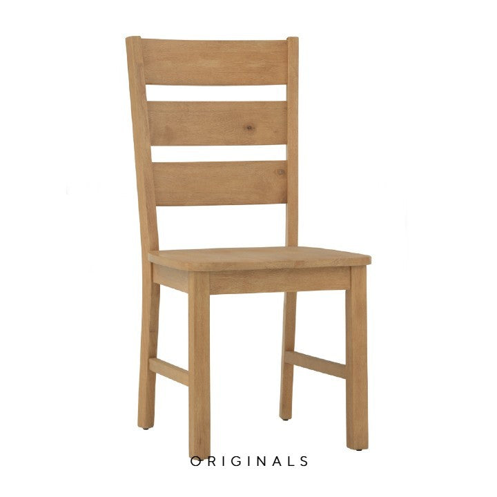 ZENEPE Scandinavian Solid Wood Dining Chair (Set of 2)