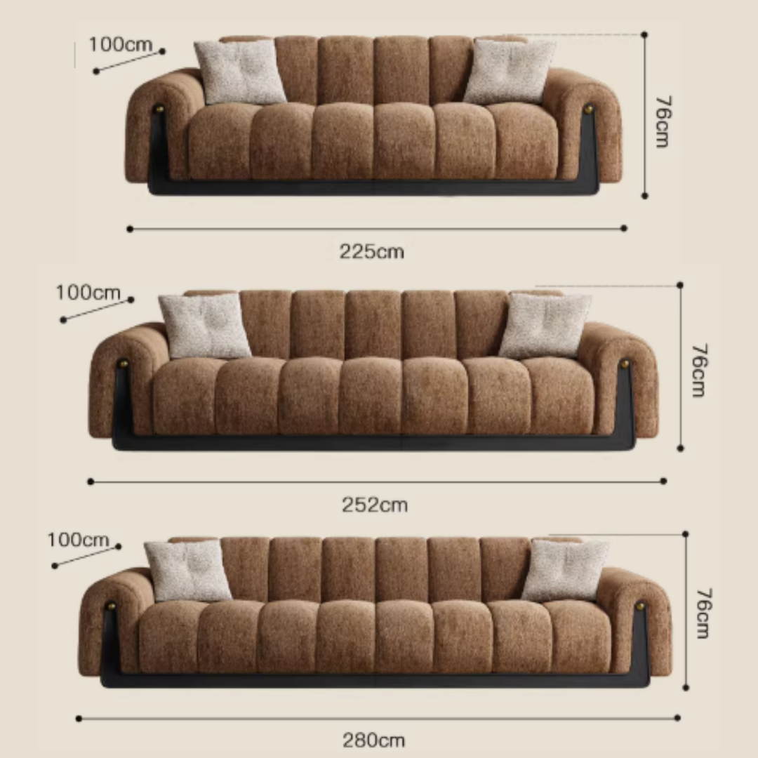 ZENORA Modern Fabric Sofa - Urban Mood Singapore