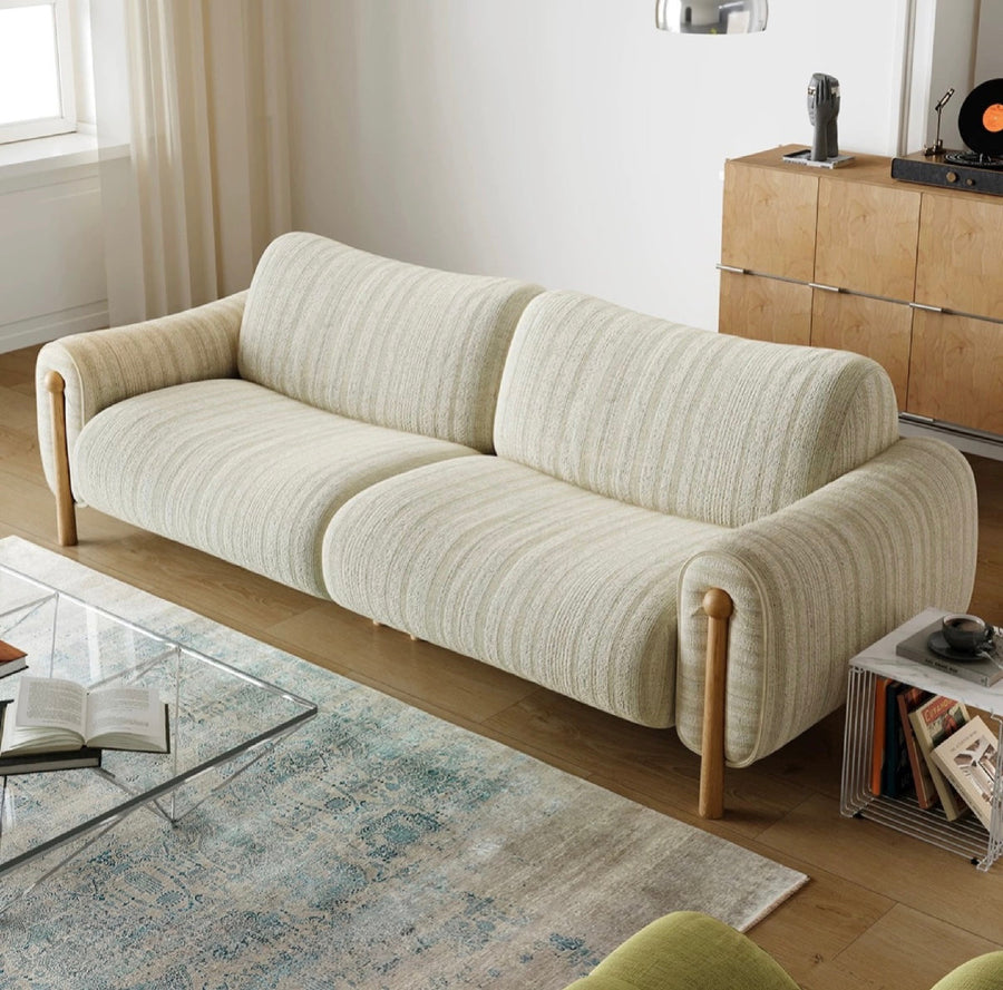 ZEVANI Modern Chenille Fabric Sofa - Urban Mood Singapore
