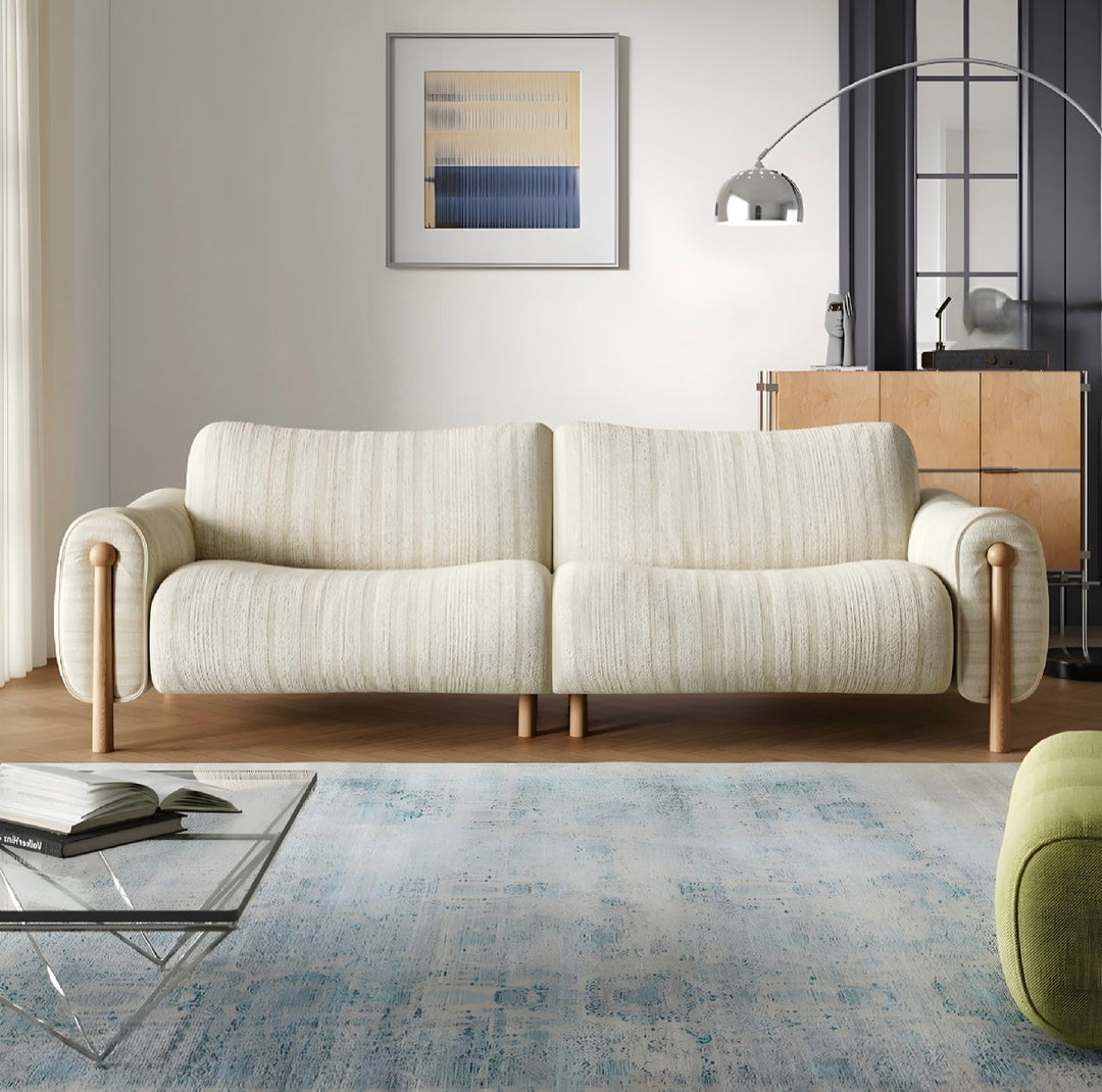 ZEVANI Modern Chenille Fabric Sofa - Urban Mood Singapore