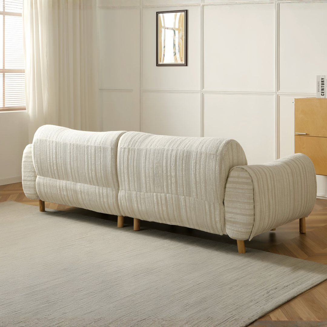 ZEVANI Modern Chenille Fabric Sofa - Urban Mood Singapore