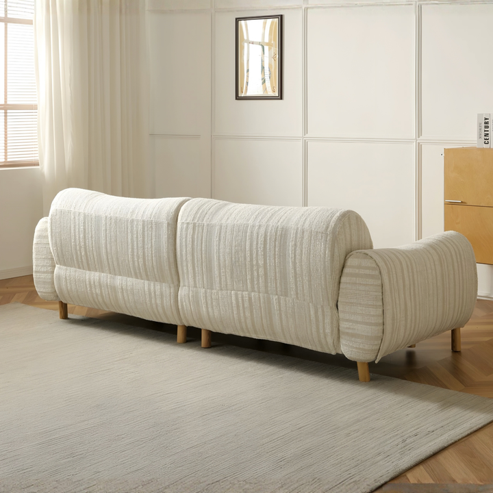 ZEVANI Modern Chenille Fabric Sofa - Urban Mood Singapore