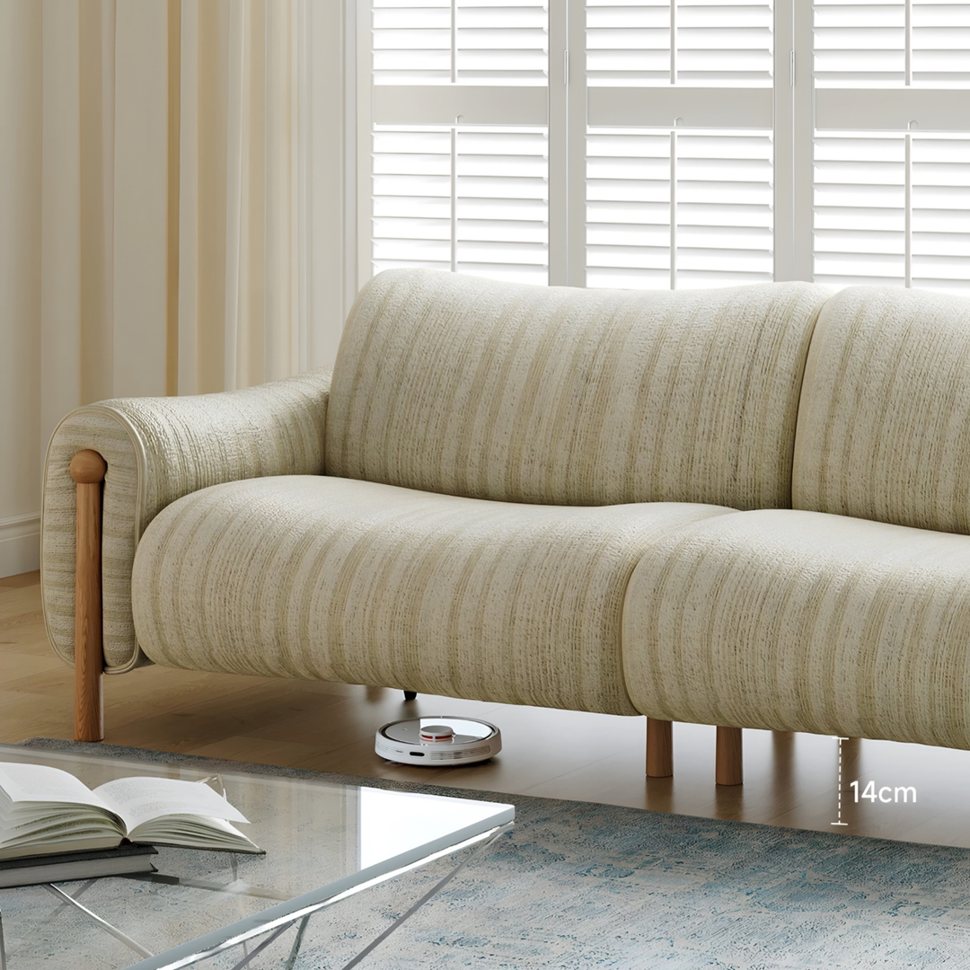 ZEVANI Modern Chenille Fabric Sofa - Urban Mood Singapore