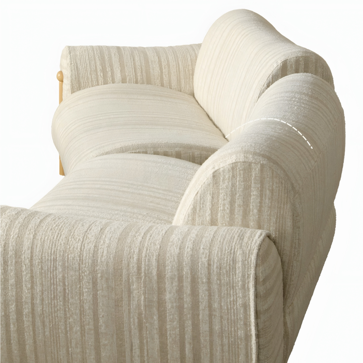 ZEVANI Modern Chenille Fabric Sofa - Urban Mood Singapore
