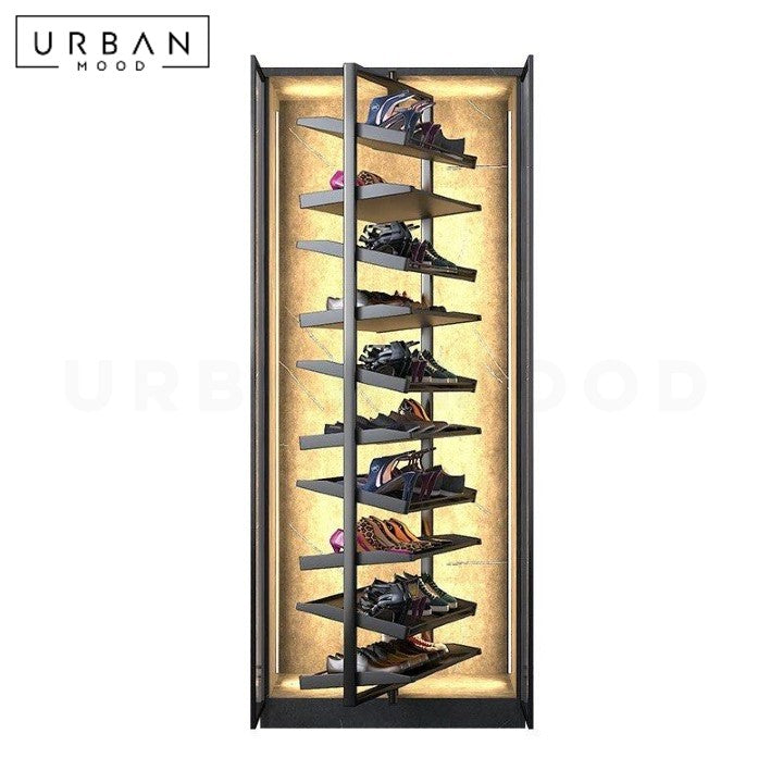 SHAYNE Modern Rotatable Shoe Cabinet