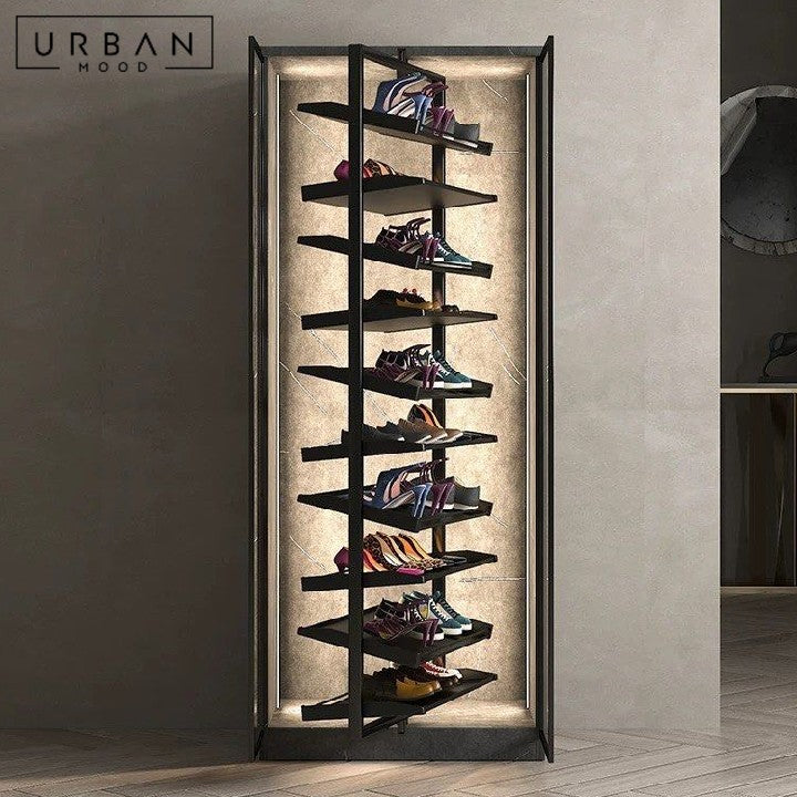 SHAYNE Modern Rotatable Shoe Cabinet