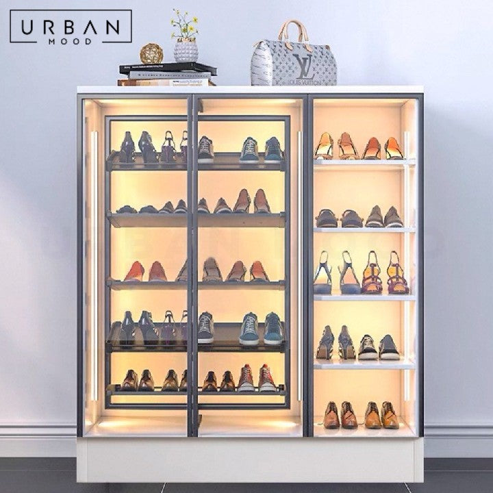 SHAYNE Modern Rotatable Shoe Cabinet