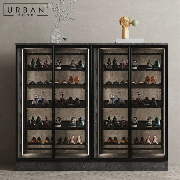 SHAYNE Modern Rotatable Shoe Cabinet