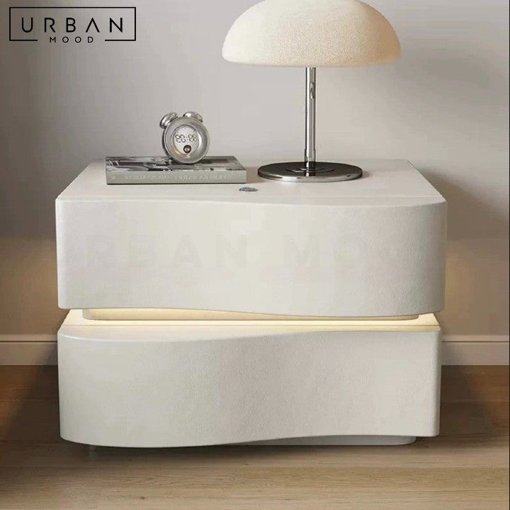 ZHANG Modern LED Bedside Table