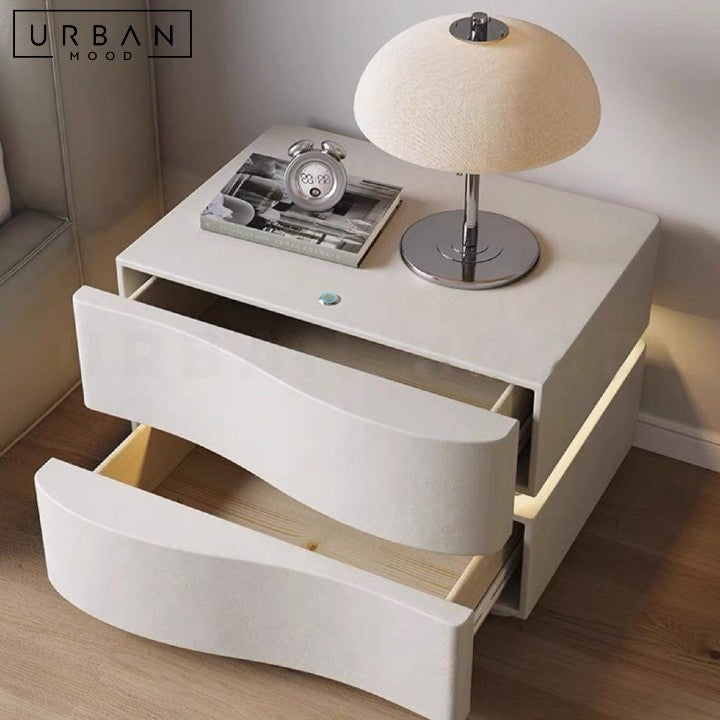 ZHANG Modern LED Bedside Table