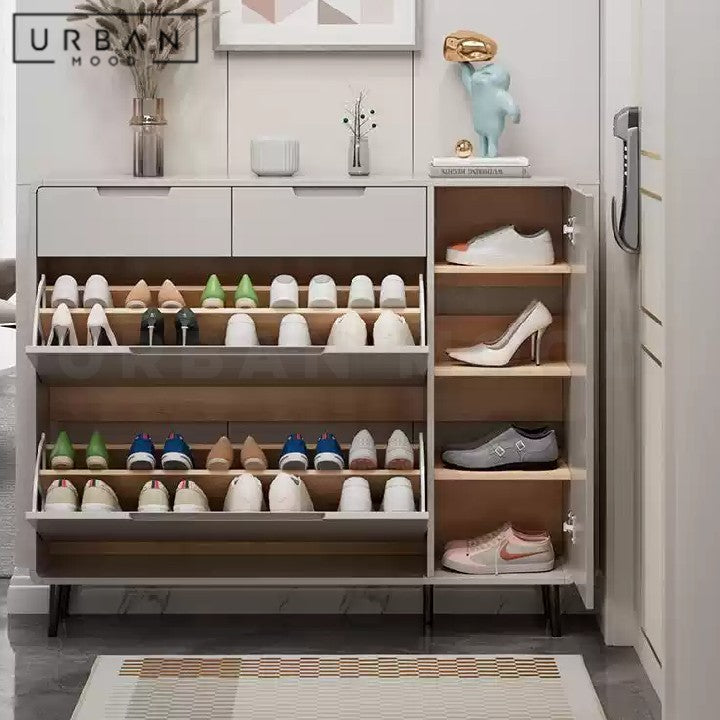 ZONIA Modern Ultra Slim Shoe Cabinet