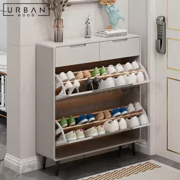 ZONIA Modern Ultra Slim Shoe Cabinet
