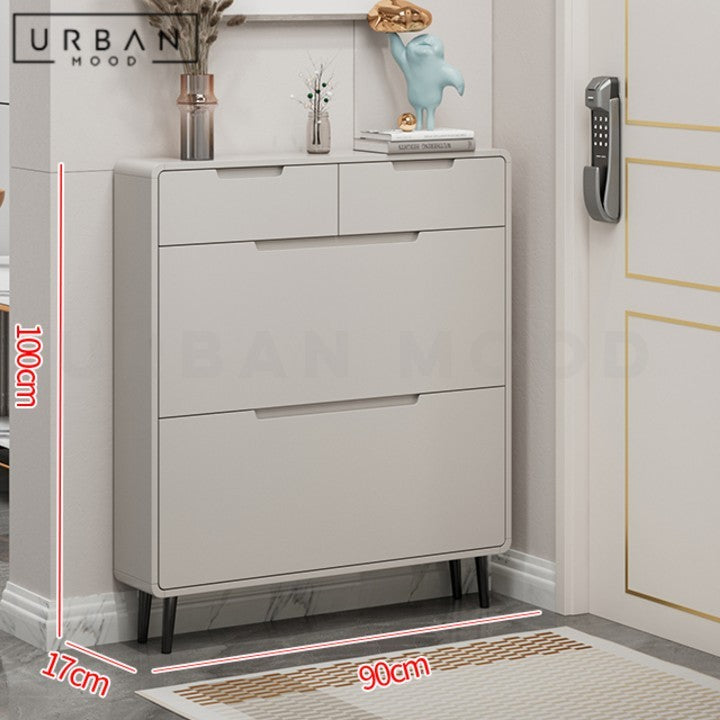 ZONIA Modern Ultra Slim Shoe Cabinet