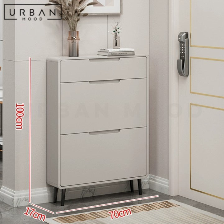 ZONIA Modern Ultra Slim Shoe Cabinet