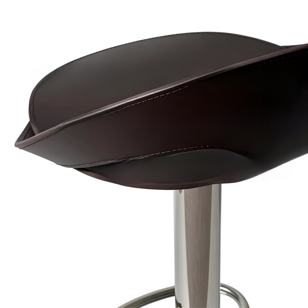 ZORYN Modern Leather Adjustable Bar Stool - Urban Mood Singapore
