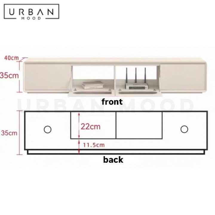 SUZY Modern TV Console & Coffee Table