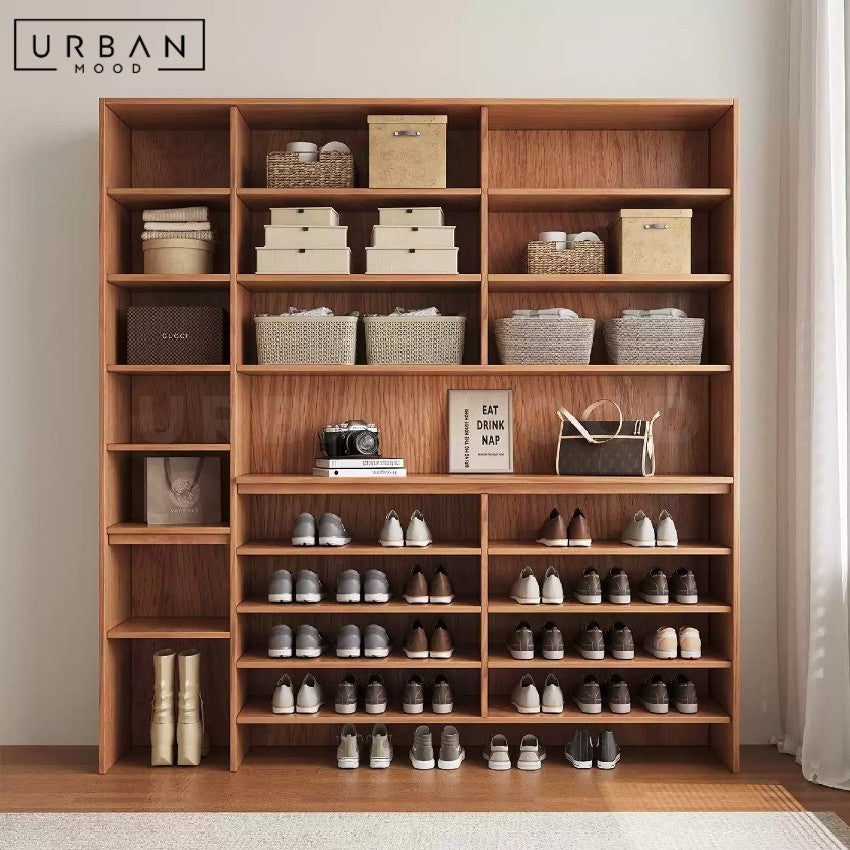 ZYGGIE Modern Full Height Shoe Cabinet