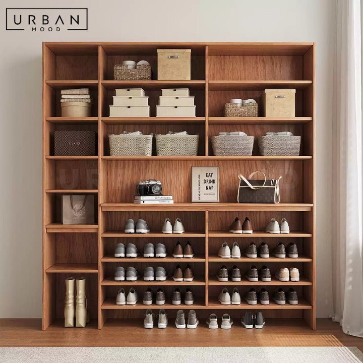 ZYGGIE Modern Full Height Shoe Cabinet