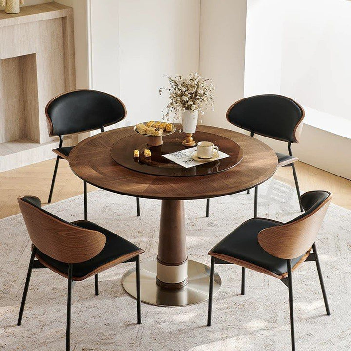 PARQUET Herringbone Solid Wood Dining Table - Cassa Haus Singapore