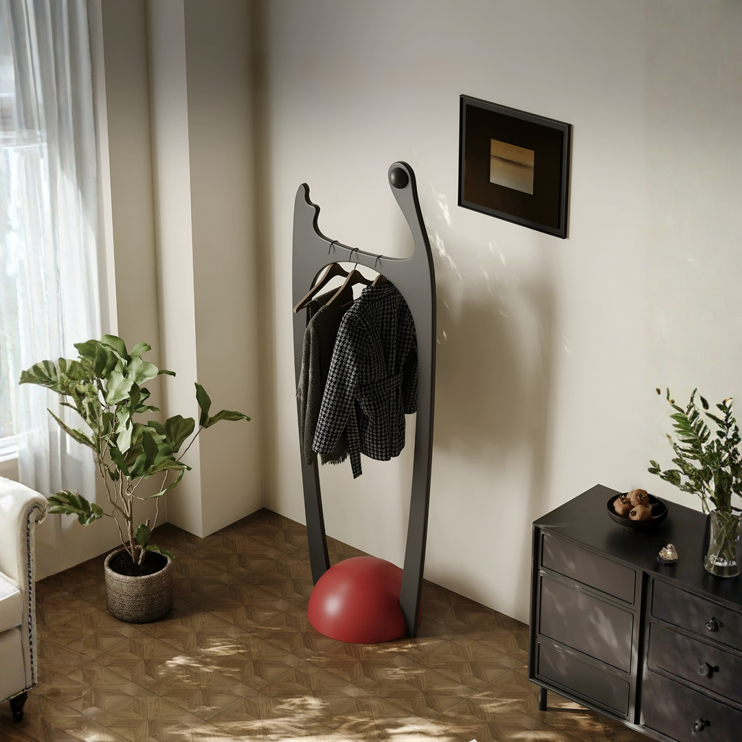 PELVARA Modern Sculptural Clothing Rack - Urban Mood Singapore