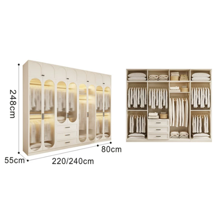 ROUVENNE Modern French Wardrobe - Cassa Haus Singapore