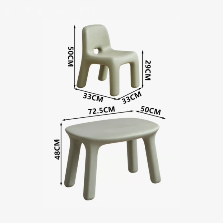 MILO Modern Children’s Study Table & Chair - Cassa Haus Singapore