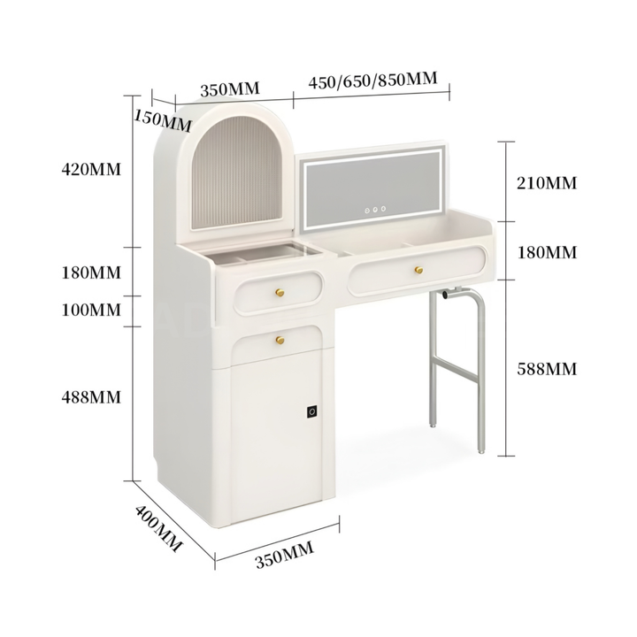ZELVYRA Modern Vanity Table Set - Cassa Haus Singapore