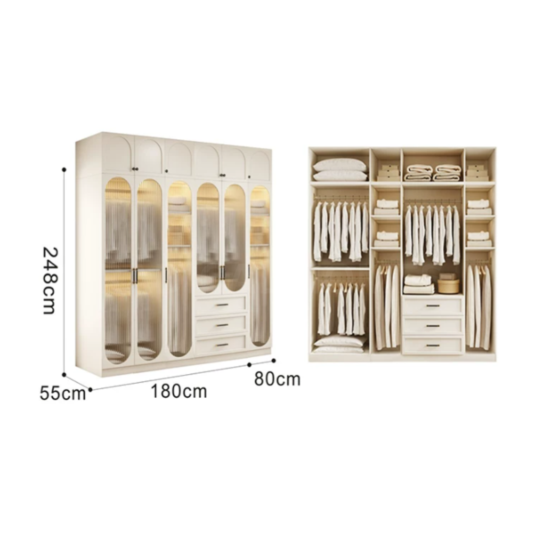 ROUVENNE Modern French Wardrobe - Cassa Haus Singapore