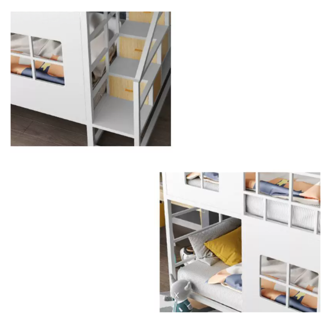 WILO Modern Children’s Double Decker Bedframe - Cassa Haus Singapore