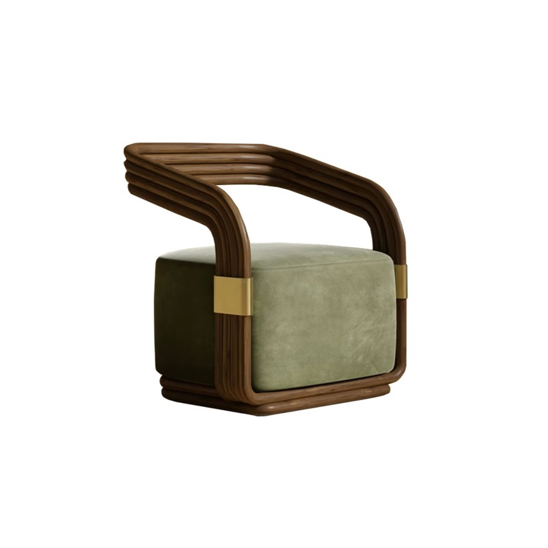 ELMWICK Modern Rattan Lounge Chair - Cassa Haus Singapore