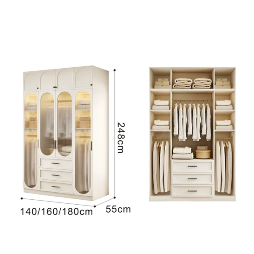 ROUVENNE Modern French Wardrobe - Cassa Haus Singapore