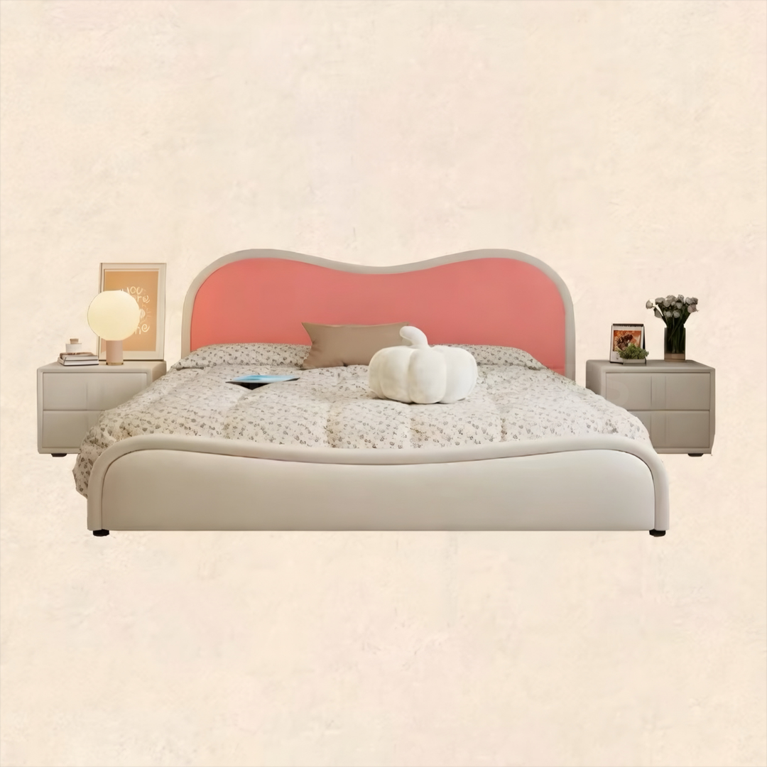 GAVEN Modern Leather Storage Bedframe - Cassa Haus Singapore