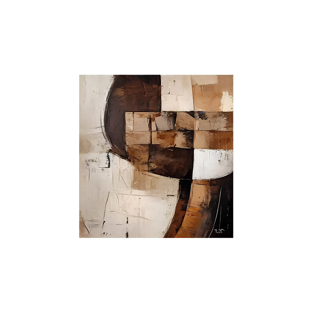 ELVARA Modern Hand-Painted Oil Painting - Cassa Haus Singapore