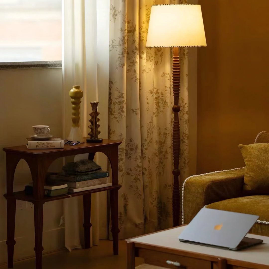 GABRIELLE Mid Century Floor Lamp - Cassa Haus Singapore
