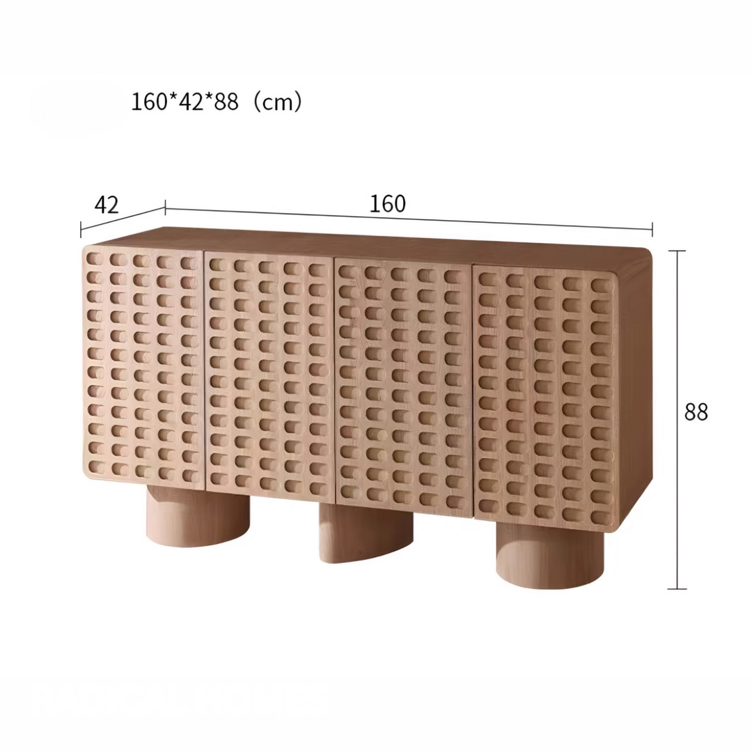 BELLAMONT Modern Solid Wood Sideboard - Urban Mood Singapore