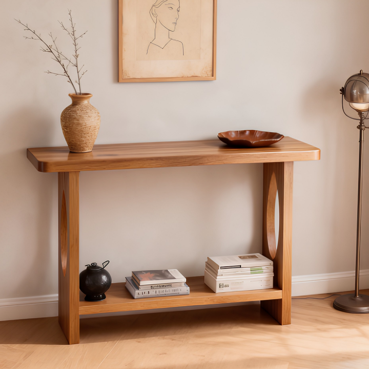 SENKO Modern Solid Wood Console Table - Cassa Haus Singapore