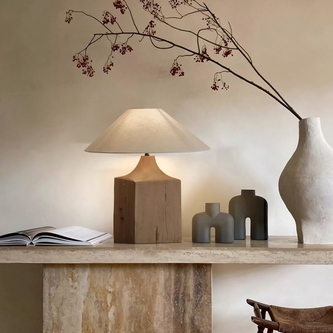 AVRYNQO Modern Solid Wood Floor & Table Lamp - Urban Mood Singapore