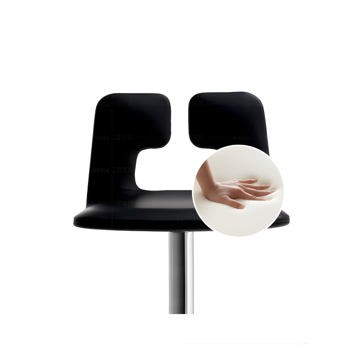 YORSTEN Modern Leather Bar Stool - Urban Mood Singapore