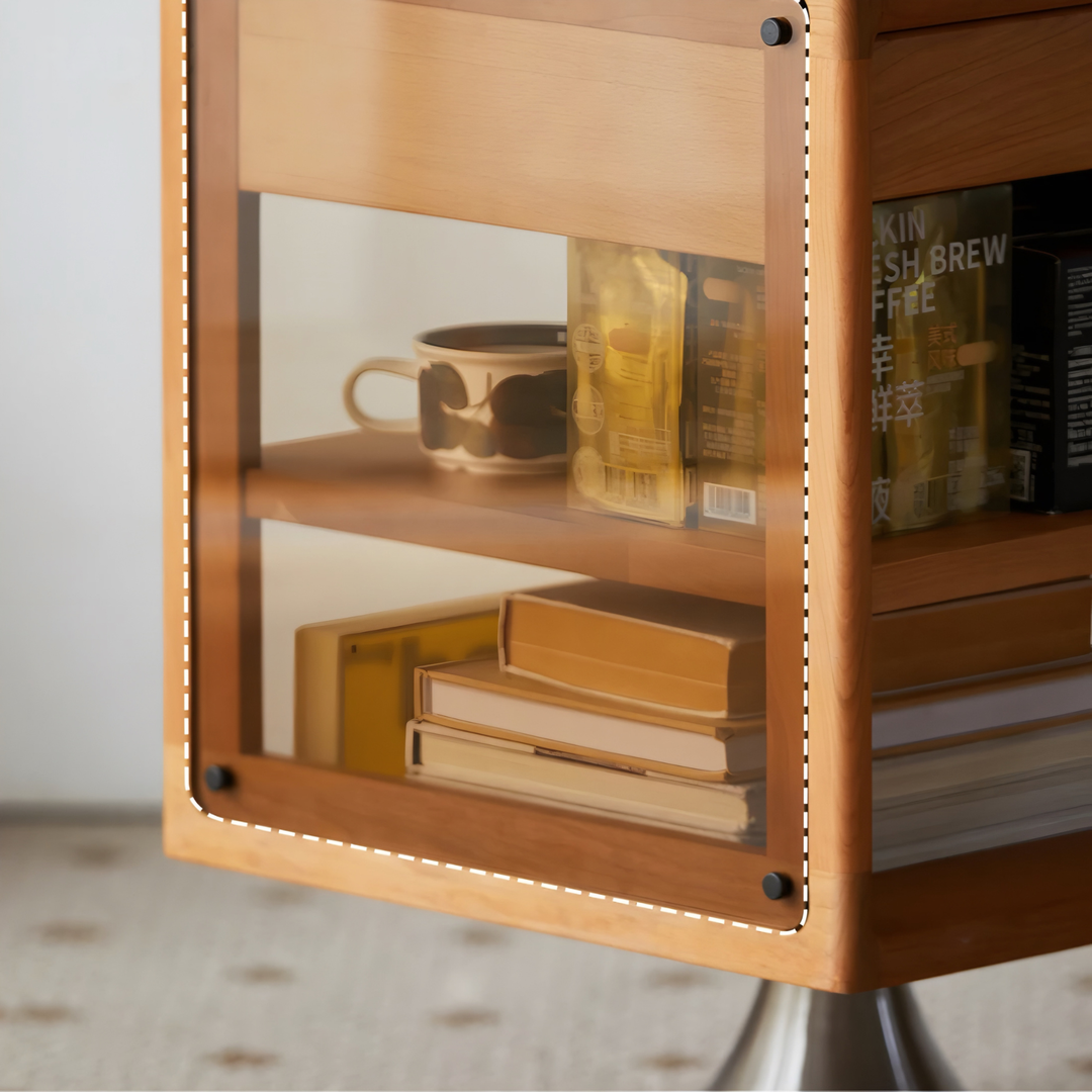 HALEN Modern Rotatable Bedside Table - Cassa Haus Singapore