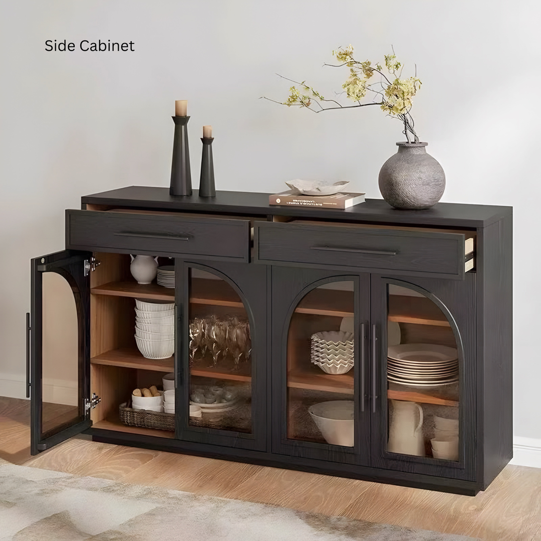 CHANTERELLE Vintage Solid Wood TV Console - Cassa Haus Singapore