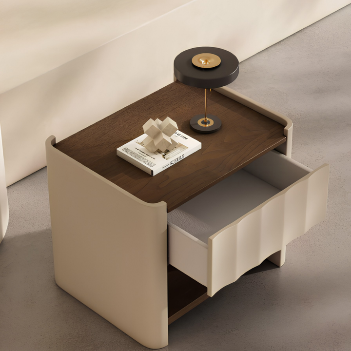GIVAN Modern Leather Bedside Table - Cassa Haus Singapore