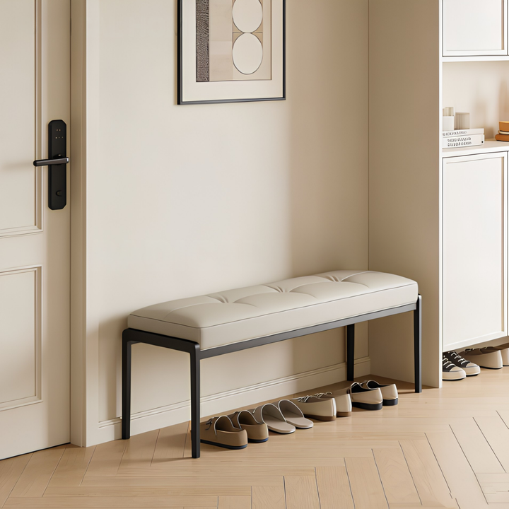 NORDEN Modern Leather Bench - Cassa Haus Singapore