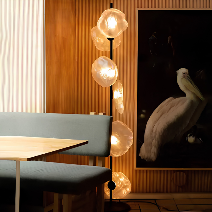 BLACKWELL Modern Glass Floor Lamp - Cassa Haus Singapore