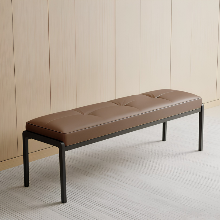 NORDEN Modern Leather Bench - Cassa Haus Singapore
