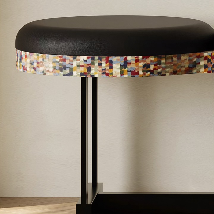 KESTRUM Boho Leather Entryway Bench - Urban Mood Singapore