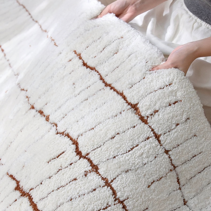 WEAVEMOLE Modern Textured Woven Rug - Cassa Haus Singapore