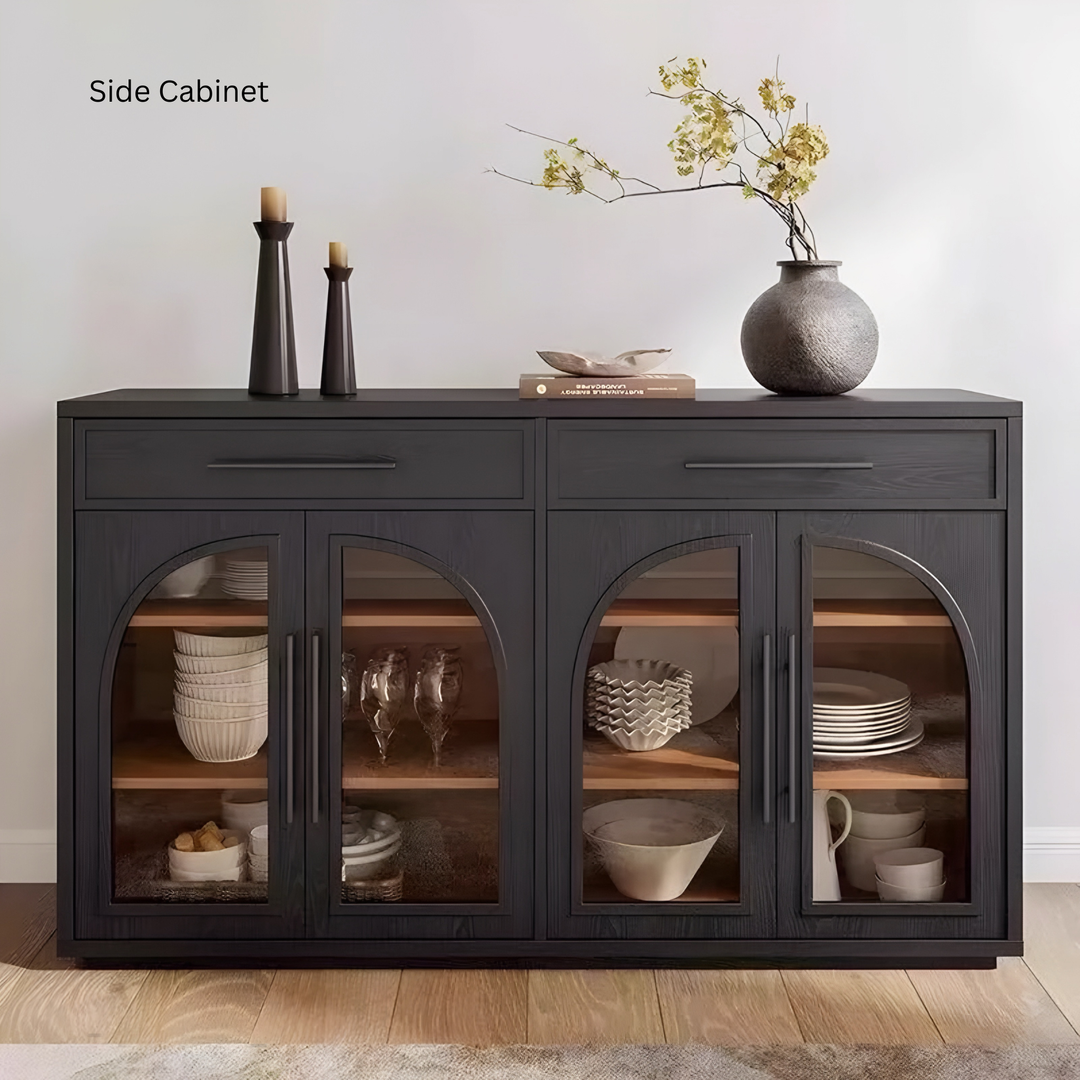 CHANTERELLE Vintage Solid Wood TV Console - Cassa Haus Singapore