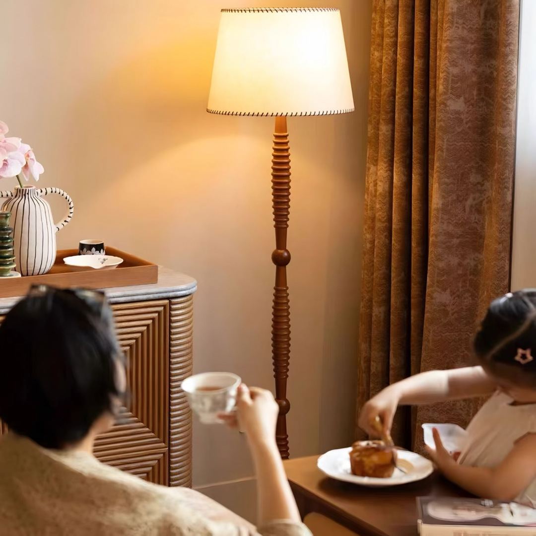 GABRIELLE Mid Century Floor Lamp - Cassa Haus Singapore