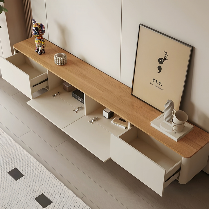 SERENZA Modern Solid Wood TV Console - Cassa Haus Singapore