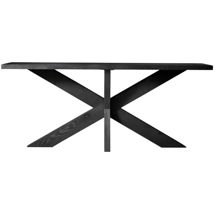 TRUSSEN Modern Solid Wood Console Table - Cassa Haus Singapore